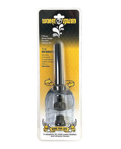 Boneyard Water Bottle Douche Kit silicone nozzle portable adapters for discreet personal hygiene