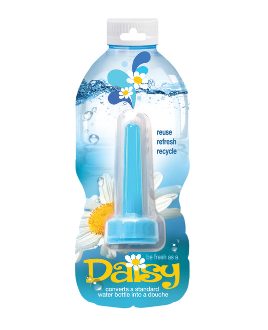 Boneyard Douche Adapter Blue Plastic Nozzle with Travel Cap for Convenient Personal Hygiene