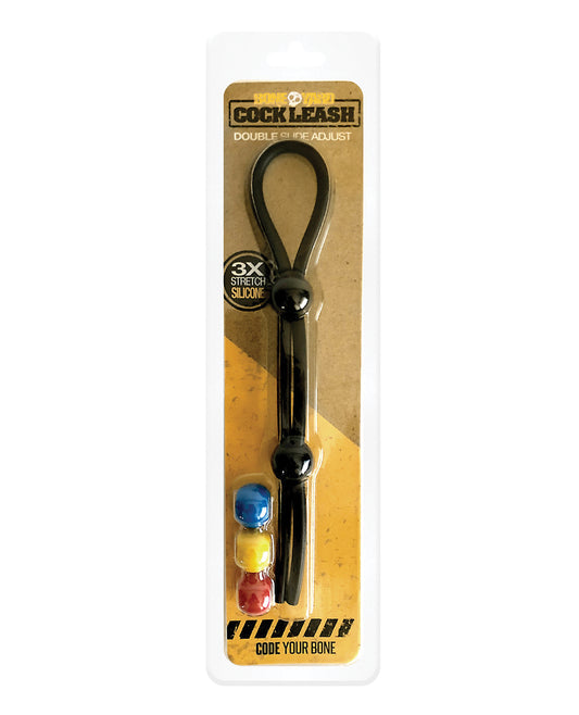 Boneyard Adjustable Silicone Cock Ring with Double Color Latches for Customizable Fit and Enhanced Sensation