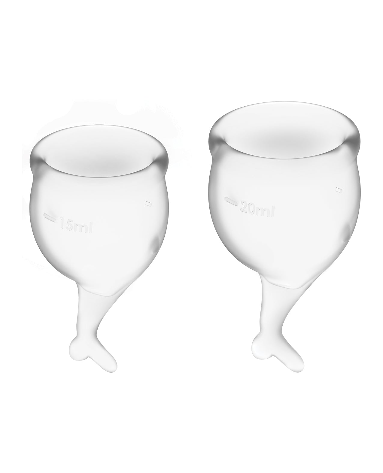 Satisfyer Menstrual Cup Medical Grade Silicone Slightly Curved Design for Comfortable Period Protection