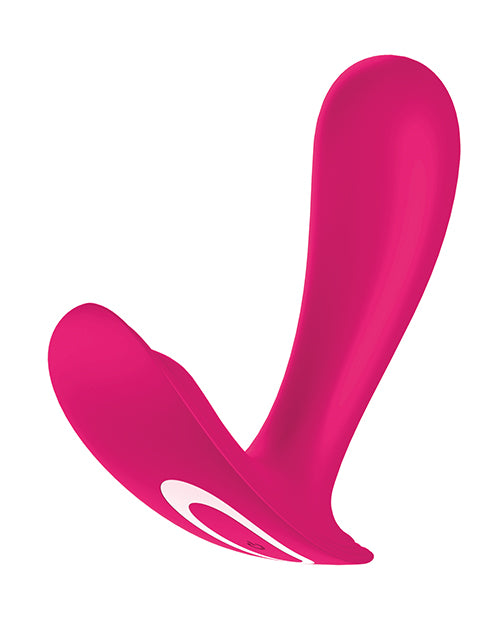 Satisfyer Stimulator Top Secret wearable G-spot vibrator with app control and waterproof silicone for discreet pleasure