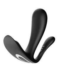 Satisfyer Stimulators Top Secret Plus App-Controlled Wearable Dual-Motor Silicone for Discreet Intimate Pleasure