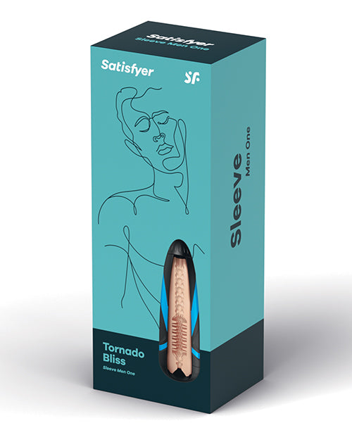 Satisfyer Men Sleeve Tornado Bliss with 360° Suction Tips Masturbator Sleeve