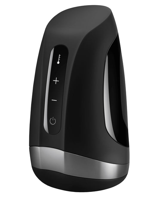 Satisfyer Male Masturbator Heated Vibration Adjustable Warmth for Realistic Pleasure
