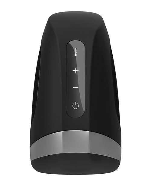 Satisfyer Men Heat Vibration Black Heated Vibrating Masturbator