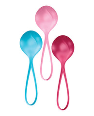 Satisfyer Kegel Balls Set Body-Safe Silicone with Three Progressive Weights for Pelvic Floor Training