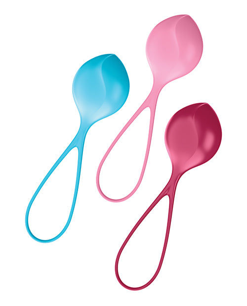 Satisfyer Strengthening Kegel Balls Set – Progressive Weighted Pelvic Trainer (Set of 3)