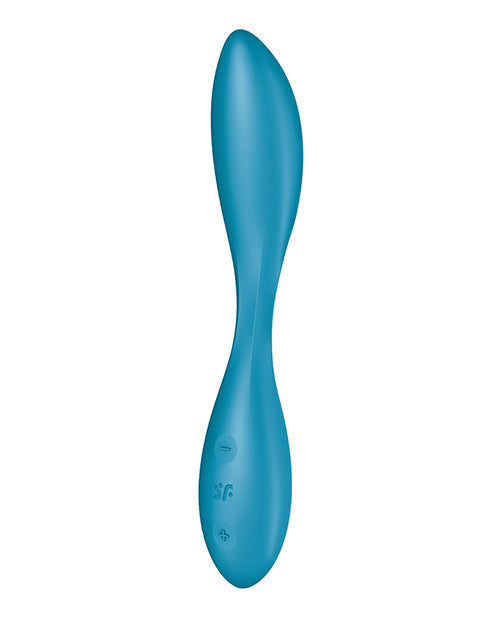 Satisfyer Vibrator Flexible Shaft Dual Motors Waterproof Design for G-Spot and Clitoral Stimulation