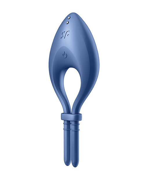 Satisfyer Penis Enhancement Adjustable Silicone Cock Ring Vibrator with App-Controlled Settings for Intensified Pleasure