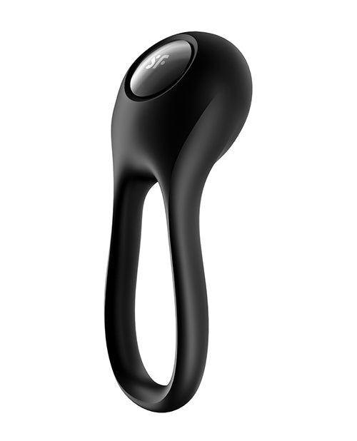 Satisfyer Penis Enhancement Majestic Duo Silicone Vibrating Cock Ring with Adjustable Fit for Couple's Pleasure