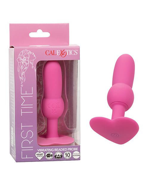 First Time Anal Products Vibrating Beaded Probe Waterproof Silicone for Customized Anal Stimulation