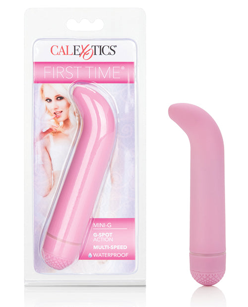 First Time Vibrator Satin Finish Curved Tip Multi-Speed for Targeted G-Spot Stimulation