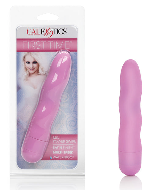 First Time Vibrator Mini Power Swirl Curvaceous Swirl Shape Waterproof Design for Discreet Personal Pleasure