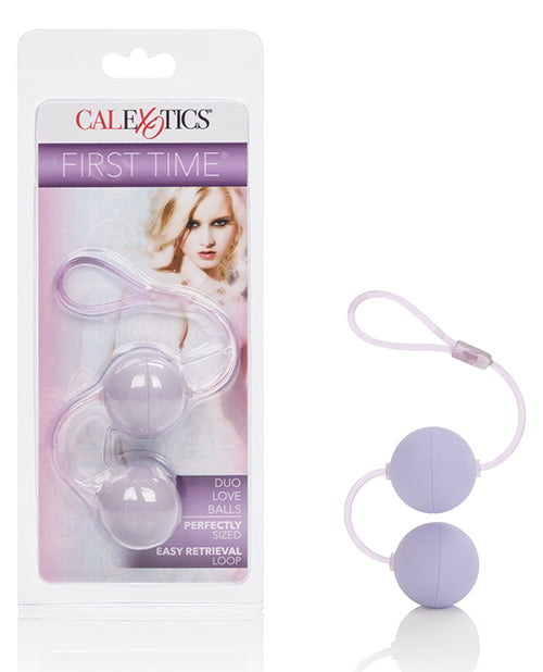 First Time Kegel Balls Weighted Duo Smooth ABS for Pelvic Muscle Strengthening and Sensual Stimulation