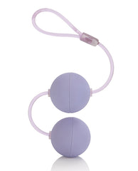 First Time Love Balls Duo Lover Kegel Balls Stimulator, Purple - Weighted for Pelvic Strengthening