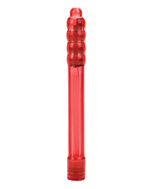Slender Sensations Red Vibrator with Slim Travel Design and Waterproof Build