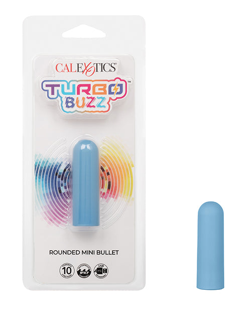 Turbo Buzz Stimulator Rounded Mini Bullet Waterproof USB Rechargeable for Discreet Intimate Pleasure