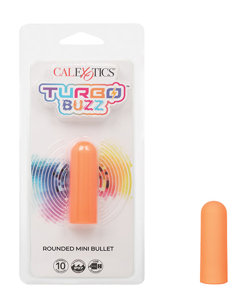 Turbo Buzz Stimulator Rounded Mini Bullet with 10 Vibration Modes and Waterproof Design for Discreet Intimate Stimulation