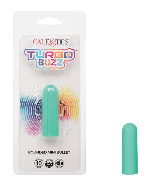 Turbo Buzz Mini Bullet Stimulator Waterproof USB Rechargeable with 10 Vibration Settings for Discreet Intimate Use