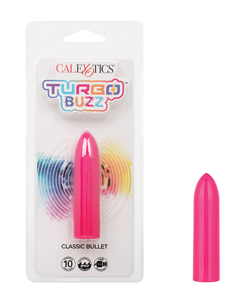 Turbo Buzz Stimulator Bullet Vibrator USB Rechargeable Waterproof Design for Discreet Personal Stimulation