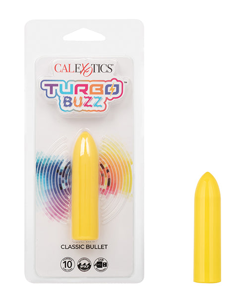 Turbo Buzz Stimulator Compact Bullet 10 Vibration Modes Waterproof Design for Discreet Stimulation