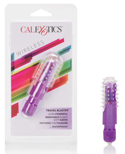California Exotic Bullets Stimulator Waterproof Travel Blaster with Removable Silicone Sleeve for Versatile Personal Relaxation