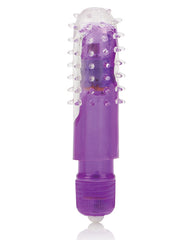 Waterproof Travel Blaster Massager with Removable Silicone Sleeve - Purple