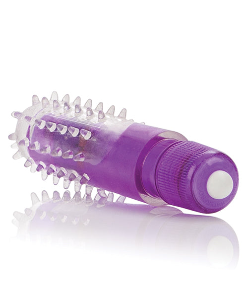 Waterproof Travel Blaster Massager with Removable Silicone Sleeve - Purple
