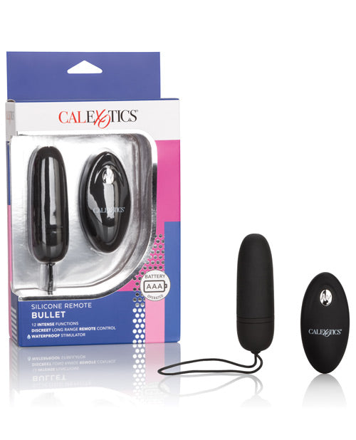Remote Controlled Vibes Stimulator Silicone Remote Bullet with 12 Vibrations and Wireless Control for Discreet Intimate Stimulation