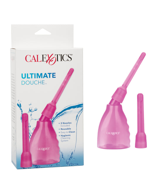 Water Systems Anal Douche Transparent Squeezable Bottle Slim Applicator for Comfortable Cleansing