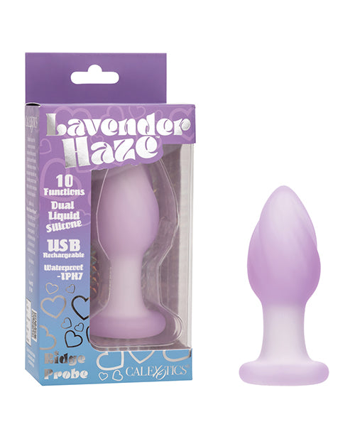 Lavender Haze Anal Probe Dual-Layer Silicone Slim Design with 10 Functions for Enhanced Anal Stimulation