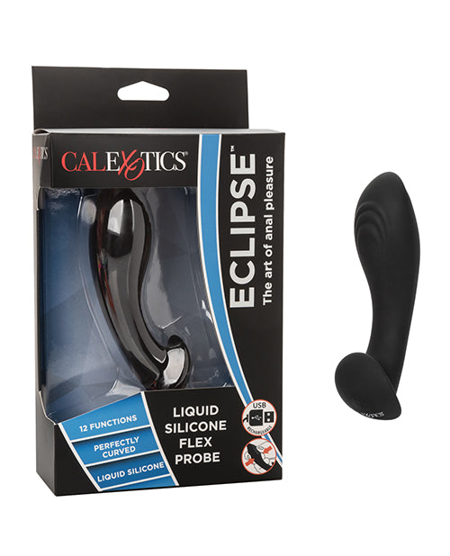 CalExotics Anal Probe Flexible Liquid Silicone 12 Vibration Functions for Enhanced Backdoor Pleasure