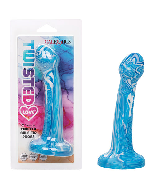 Twisted Love Anal Probe with Bulbous Tip and Suction Cup Base for Targeted Stimulation and Waterproof Play