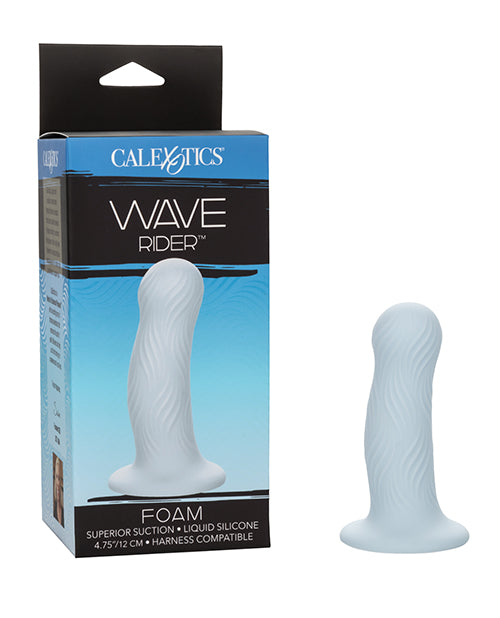Wave Rider Anal Probe with Bulbous Wavy Texture and Suction Cup Base for Stimulating, Versatile Play
