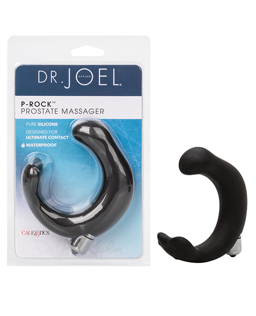 Dr. Joel Kaplan Anal Products Curved Silicone Prostate Massager with Vibrating Motor for Targeted Stimulation