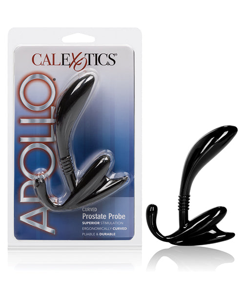 Apollo Prostate Probe Curved Design Ergonomic Pull Handle for Targeted Anal Stimulation