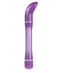Pixies Glider Waterproof Vibrator with Curved Tip in Purple