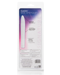 Classic Maxi Mystique White Vibrator with Tapered Tip