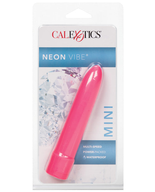 Hard Vibes Vibrator Neon Pink Multi-Speed ABS Discreet Design for Portable Pleasure