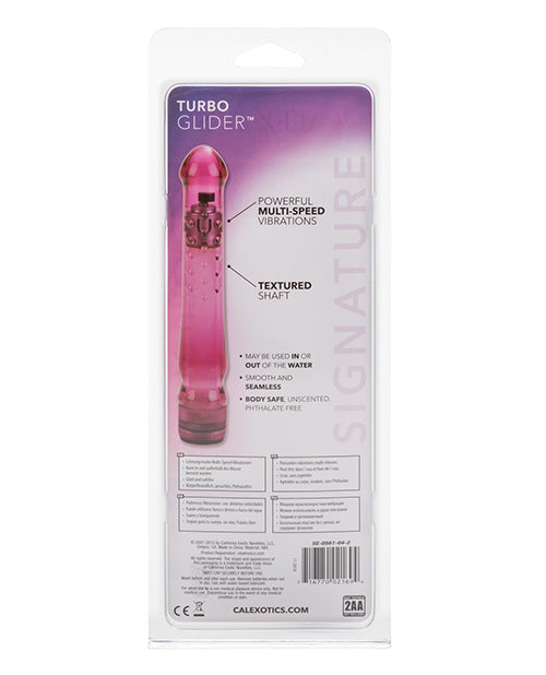 Turbo Glider - Raspberry Crush Multi-Speed Textured Vibrator