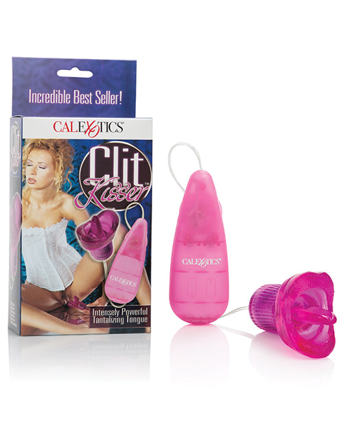 California Exotic Novelties Clitoral Stimulator Mouth Shape Removable Vibrating Bullet for Oral Stimulation