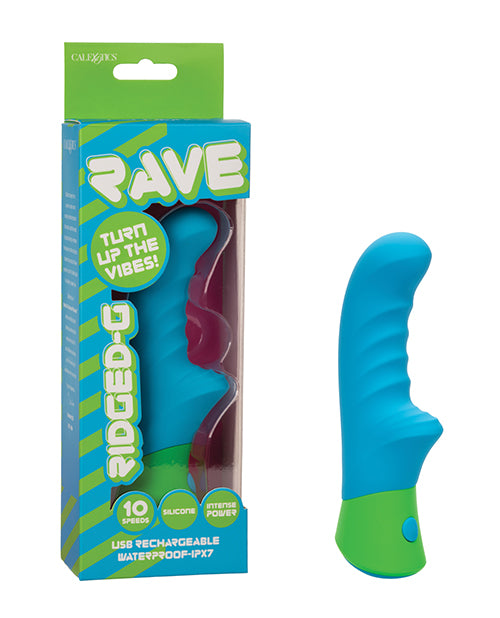 Rave Vibrator with Rippled Shaft Dual Stimulator and Waterproof Silicone Design for Targeted Pleasure