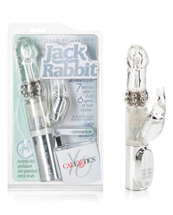 Jack Rabbit Vibrator Platinum Collection with Rotating Beads and Bunny Teaser for Intimate Stimulation