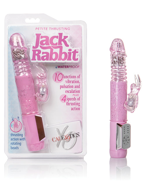 Jack Rabbit Vibrator Petite Thrusting Bunny Clitoral Teaser Waterproof Massager for Dual Stimulation