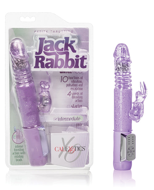 Jack Rabbit Vibrator Petite Thrusting Rotating Action Bunny Clitoral Stimulator for Discreet Personal Pleasure