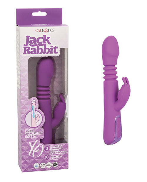 Jack Rabbit Vibrator Elite Thrusting Rabbit with Dual Stimulation and 10 Vibration Modes for Versatile Intimate Pleasure