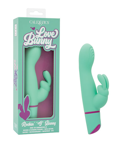 Love Bunny Vibrator Triple Motors Waterproof Rocking G-Spot and Vibration for Customizable Intimate Stimulation