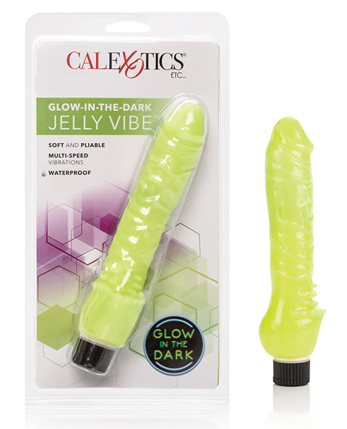 Playful Dongs Vibrator Glow In The Dark Finish Multi-Speed Settings for Luminous Nighttime Stimulation