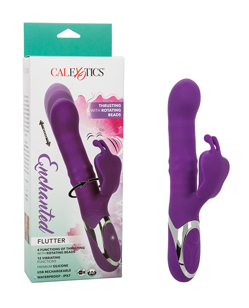 Enchanted Vibrator Dual-Action Thrusting Beaded Shaft Waterproof Silicone for Personalized Stimulation