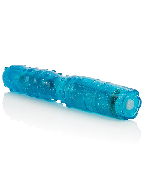 Sparkle Softees Nubbie Blue Vibrator with Contoured Shaft